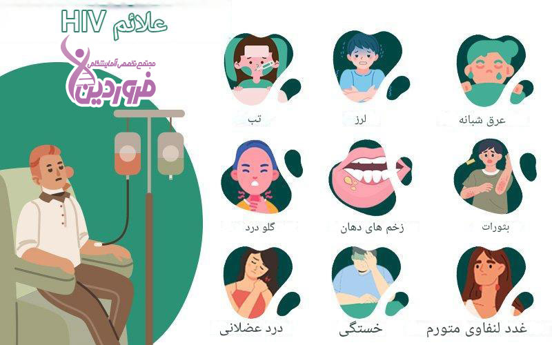 علائم ایدز در مردان