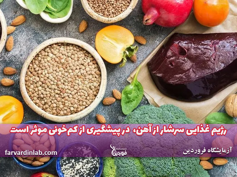 رژیم غذایی کم خونی
