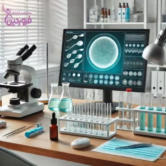 آزمایشگاه برای تست اسپرم