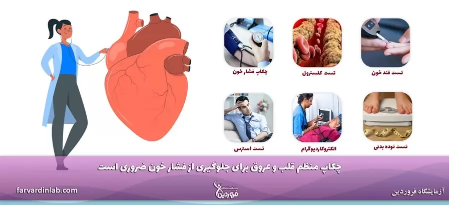 چکاپ قلب و عروق آزمایشگاه فروردین